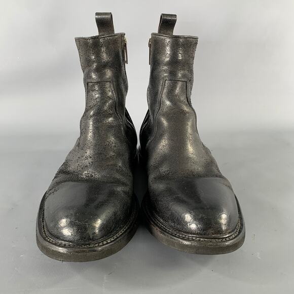 SEI OTTO Size 10 Black Solid Leather Chelsea Boots main image 4